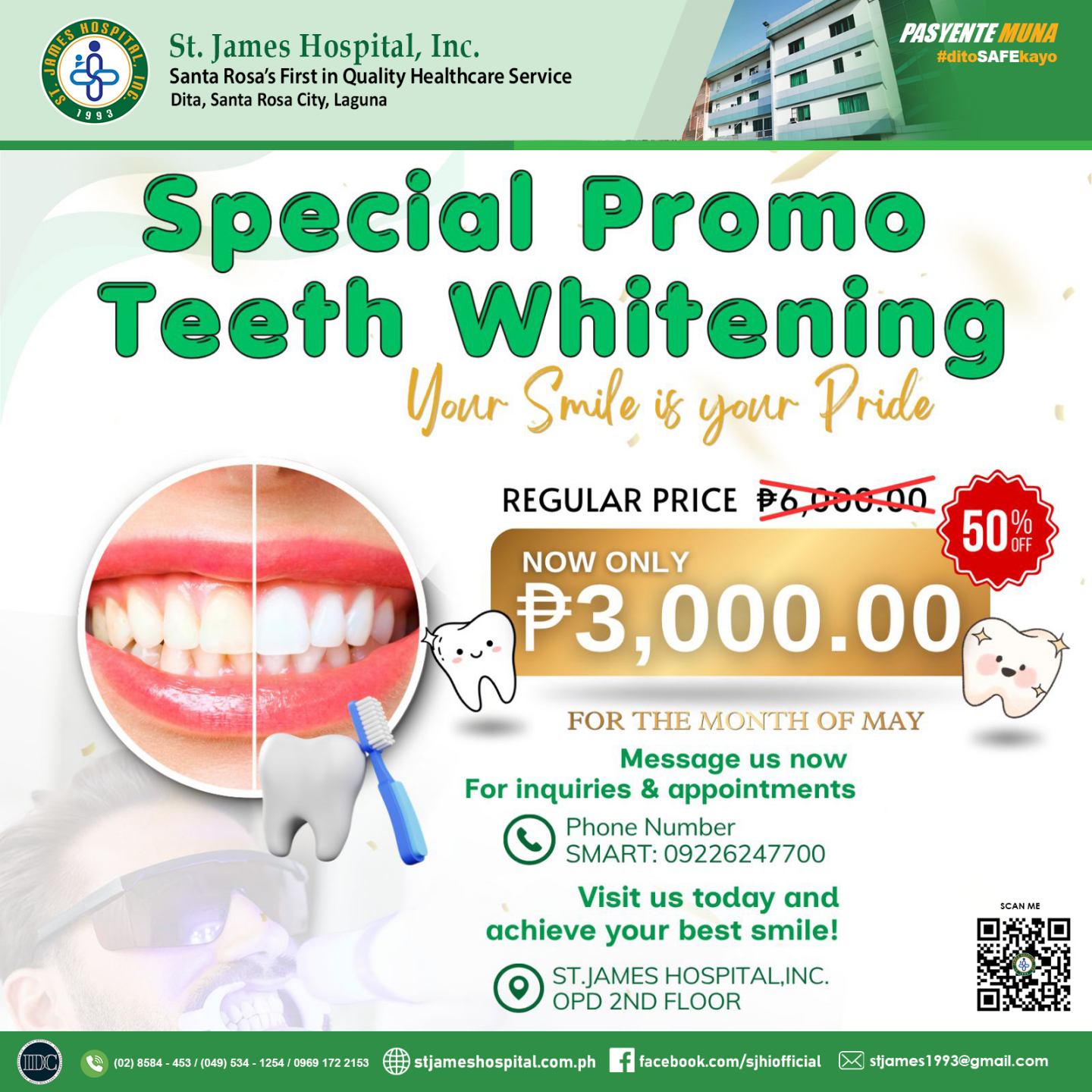 SPECIAL TEETH WHITENING PROMO